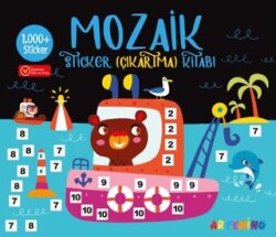Mozaik Sticker Çıkartma Kitabı - Siyah - Artenino Yayıncılık