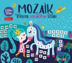 Mozaik Sticker Çıkartma Kitabı - Turkuaz - Artenino Yayıncılık