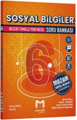 Mozaik Yayınları 6. Sınıf Sosyal Bilgiler Soru Bankası - 1