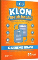 Mozaik Yayınları 8. Sınıf LGS Fen Bilimleri Klon 13 Deneme - Mozaik Yayınları