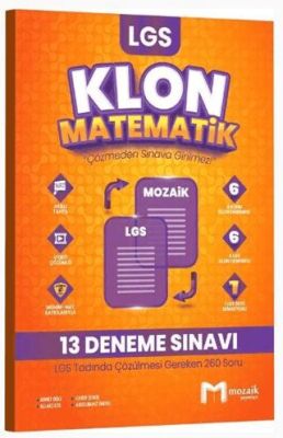 Mozaik Yayınları 8. Sınıf LGS Matematik Klon 13 Deneme - 1