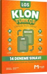 Mozaik Yayınları 8. Sınıf LGS Türkçe Klon 14 Deneme - Mozaik Yayınları