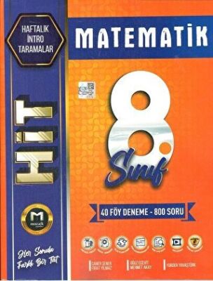 Mozaik Yayınları 8. Sınıf Matematik Hit 40 lı Deneme - 1