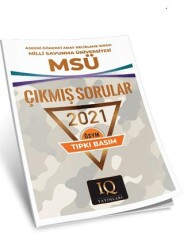 MSÜ Çıkmış Sorular - 2021 - IQ Yayınları