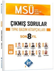 MSÜ Çıkmış Sorular Son 8 Yıl Tıpkı Basım Kitapçıkları - KR Akademi Yayınları