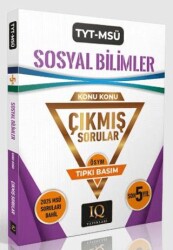 MSÜ Sosyal Bilimler Konu Konu Çıkmış Sorular - IQ Yayınları
