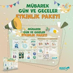 Mübarek Gün ve Geceler Etkinlik Paketi - Mavi Uçurtma Yayınları