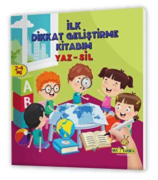Mucit Karınca 1. Seri 2-4 Yaş Yaz-Sil Kitaplar - Evde Etkinlik Seti - 1