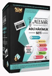 Müessir Adli Hakimlik Çıkmış Soru Bankası Seti - Kuram Kitap