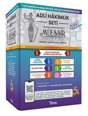Temsil Kitap Müessir Adli Hakimlik Seti - 1