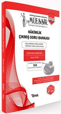 Müessir Anayasa Hukuku Hakimlik Çıkmış Soru Bankası - 1