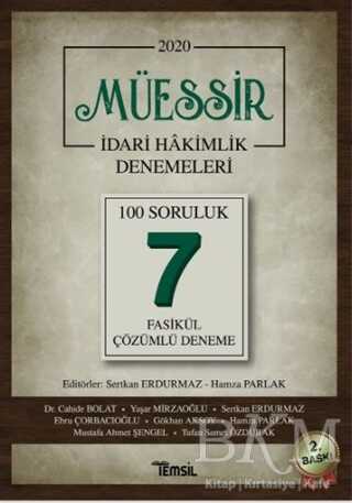 2022 Müessir İdari Hakimlik Denemeleri - Temsil Kitap