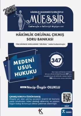 Müessir Medeni Usul Hukuku Soru Bankası - 1