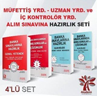 Akademi Consulting Training Müfettiş Yrd. - Uzman Yrd. ve İç Kontrolör Yrd. Alım Sınavına Hazırlık Seti 4 Kitap Takım - 1