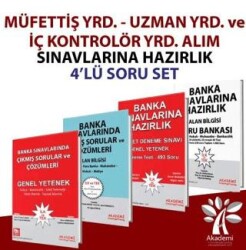 Akademi Consulting Training Müfettiş Yrd. - Uzman Yrd. ve İç Kontrolör Yrd. Alım Sınavına Hazırlık Soru Seti 4 Kitap Takım - Akademi Consulting Training