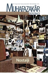Muhafazakar Düşünce Dergisi Sayı: 25-26 Yıl: 7 Temmuz-Aralık 2010 - Kadim Yayınları