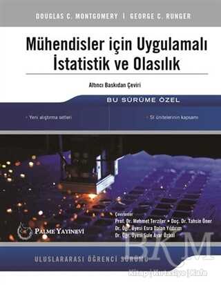 Mühendisler İçin Uygulamalı İstatistik ve Olasılık - Palme Yayıncılık
