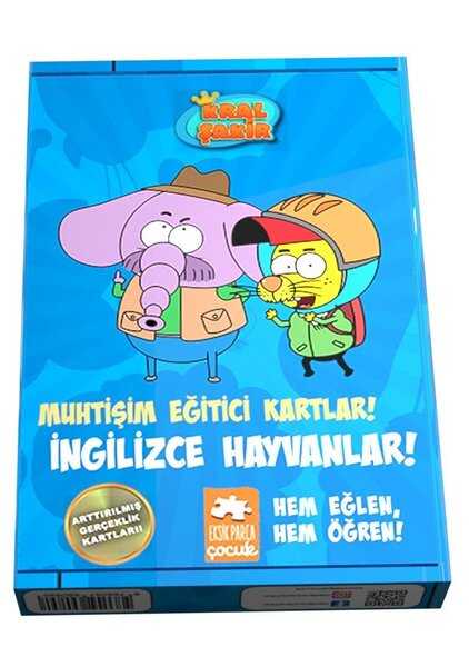 Muhtişim Eğitici Kartlar! - İngilizce Hayvanlar! - 1