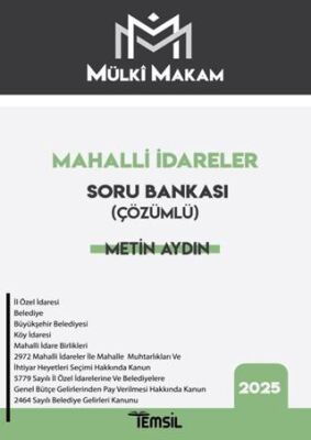 Temsil Kitap Mülki Makam Mahalli İdareler Çözümlü Soru Bankası - 1