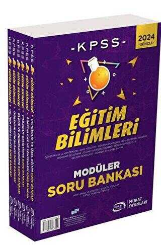 Murat Yayınları 2024 KPSS Modüler Set Eğitim Bilimleri Soru Bankası