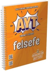Murat Yayınları AYT Felsefe Öğrencim Defteri - Murat Yayınları