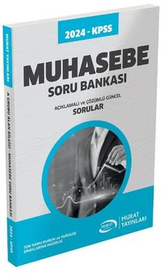 Murat Yayınları - KPSS Kitapları 2024 KPSS Muhasebe Soru Bankası