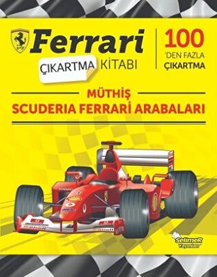 Müthiş Scuderia Ferrari Arabaları - Ferrari Çıkartma Kitabı kapağı