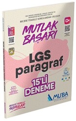 Mutlak Başarı LGS Paragraf 15`li Deneme - Muba Yayınları