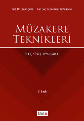 Müzakere Teknikleri kapağı