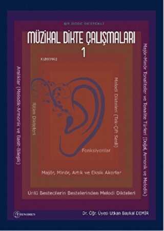 Müzikal Dikte Çalışmaları 1 - Fenomen Yayıncılık