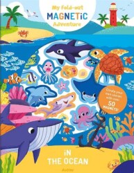 My Fold-Out Magnetic Adventure: In The Ocean - Auzou Books
