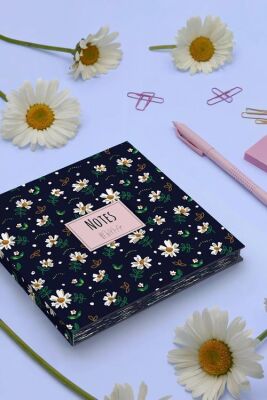 My Mia Art Mavi Papatya 16x16 120 Sayfa Soft Kapak Defter - 1