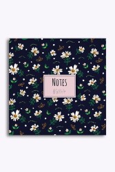 My Mia Art Mavi Papatya 16x16 120 Sayfa Soft Kapak Defter - 2