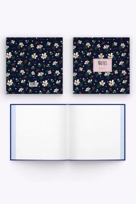 My Mia Art Mavi Papatya 16x16 120 Sayfa Soft Kapak Defter - 3