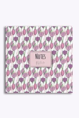 My Mia Art Pembe Lale 16x16 120 Sayfa Soft Kapak Defter - 2