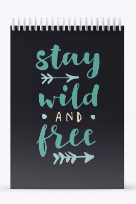 My Mia Art Stay Wild & Free 12x17 192 Sayfa Sert Kapak - 2