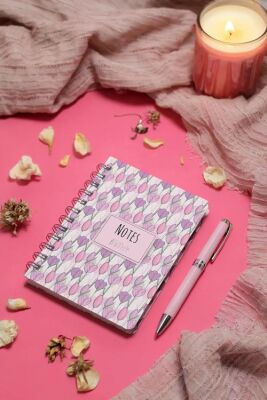 My Mia Art Tulip-Mini 12x17 256 Sayfa Yarı Sert Kapak Defter - 1