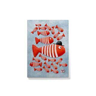 Mymia Art Kırmızı Balık Butik Defter - 1
