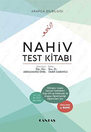 Cantaş Yayınları Nahiv Test Kitabı - Cantaş Yayınları
