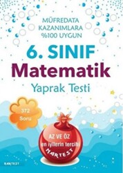 Nartest Yayınevi 6. Sınıf Dahi Genç Matematik Soru Bankası Fen Liselerine Hazırlık - Nartest Yayınevi