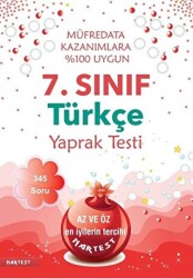 Nartest Yayınevi 7. Sınıf Türkçe Yaprak Testi - Nartest Yayınevi