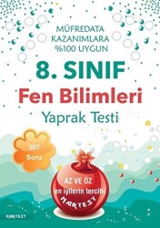 Nartest Yayınevi 8. Sınıf Fen Bilimleri Yaprak Testi - Nartest Yayınevi
