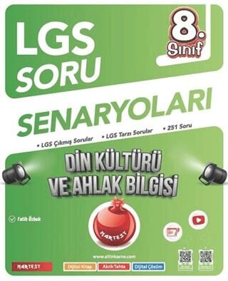 Nartest Yayınevi 8. Sınıf LGS Soru Senaryoları Din Kültürü ve Ahlak Bilgisi - 1
