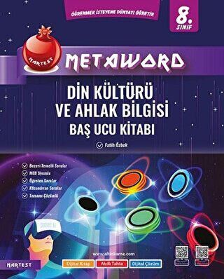 Nartest Yayınevi 8. Sınıf Metaword Din Kültürü Ve Ahlak Bilgisi - 2