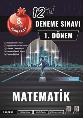 Nartest Yayınevi 8. Sınıf Mod 12 Matematik Deneme Sınavı - 1