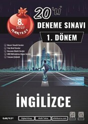 Nartest Yayınevi 8. Sınıf Mod 20 İngilizce Deneme Sınavı - Nartest Yayınevi