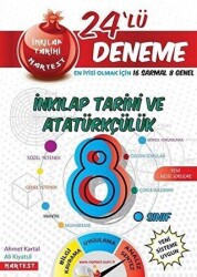 Nartest Yayınevi 8. Sınıf Nar T.C. İnkılap Tarihi ve Atatürkçülük 25 Deneme Sınavı - Nartest Yayınevi