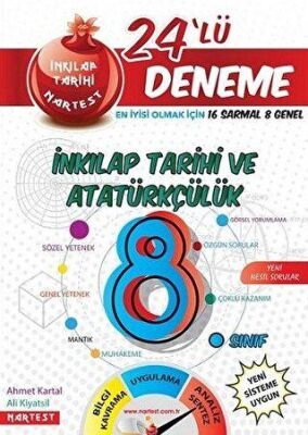 Nartest Yayınevi 8. Sınıf Nar T.C. İnkılap Tarihi ve Atatürkçülük 25 Deneme Sınavı - 1