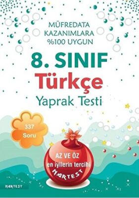 Nartest Yayınevi 8. Sınıf Türkçe Yaprak Testi - 1