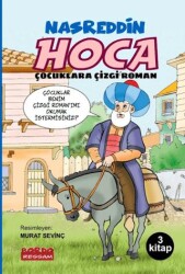 Nasrettin Hoca Çocuklar için Çizgi Roman Seti 3 Kitap - Bordo Ressam